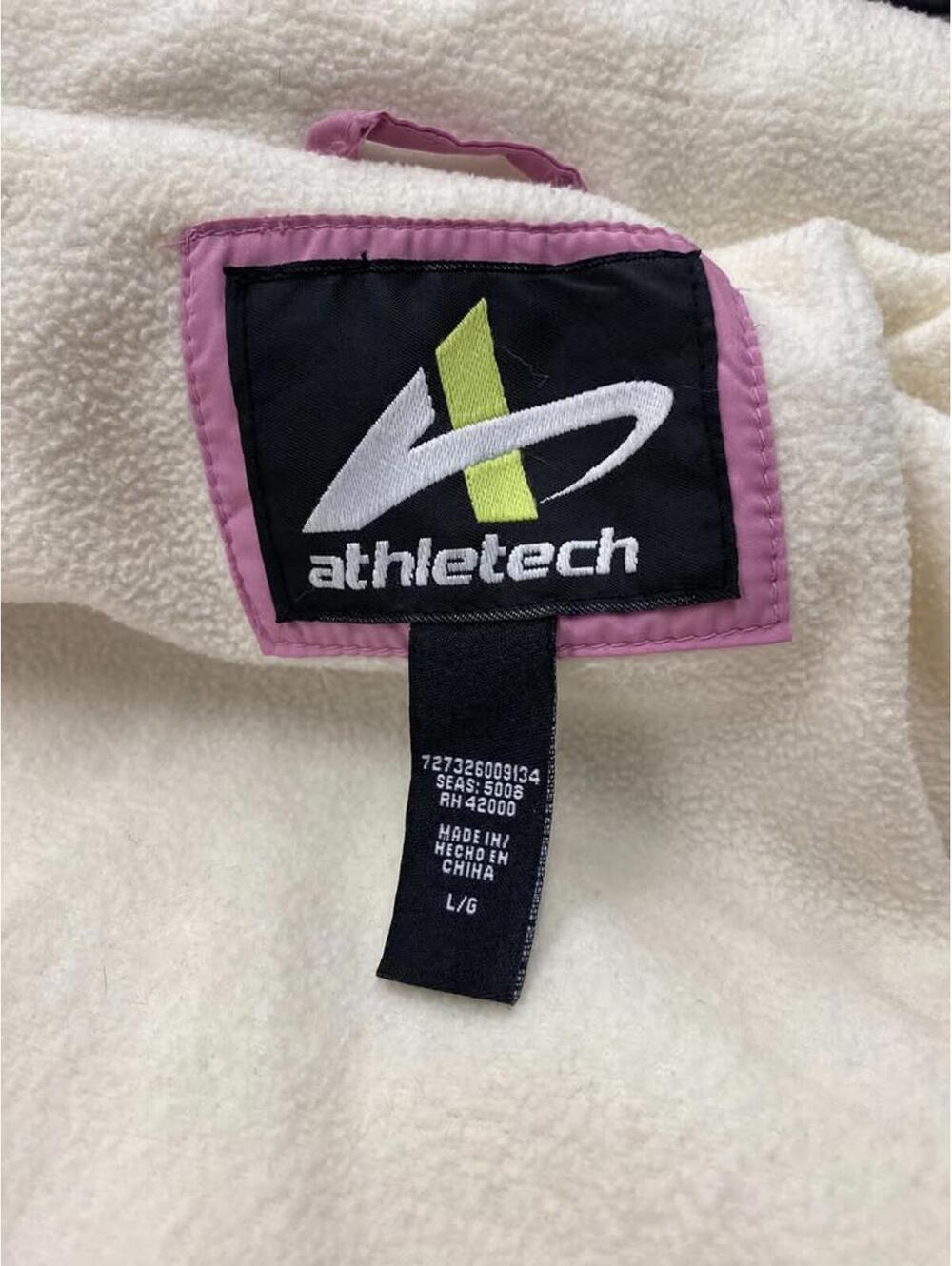Athletech Ladies Down Filled Puffer Jacket Size Large Pretty In Pink - Picture 4 of 5